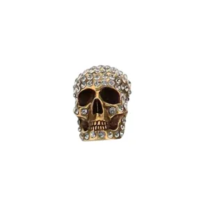 Alexander McQueen Embellished Skull Earrings