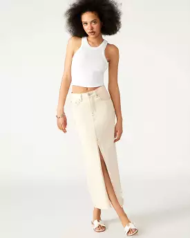 AVANI DENIM SKIRT IVORY