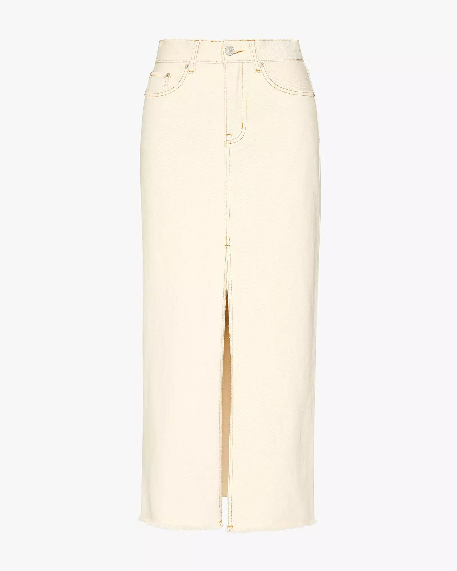 AVANI DENIM SKIRT IVORY