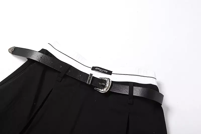 Black Belt Skirt