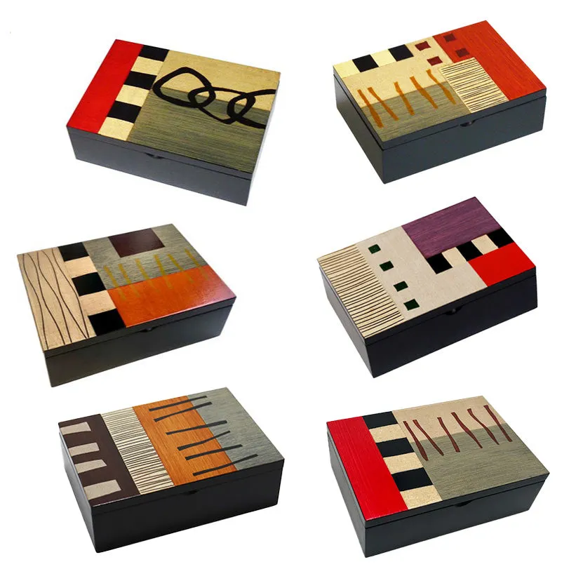 Brazilian Home Collection, Recycled Wood Boxes, 4 ” x 6 ” x 2 ”