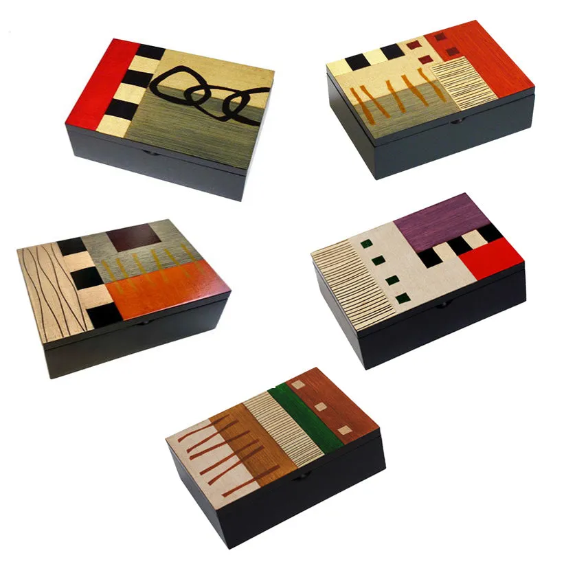 Brazilian Home Collection, Recycled Wood Boxes, 4 ” x 6 ” x 2 ”