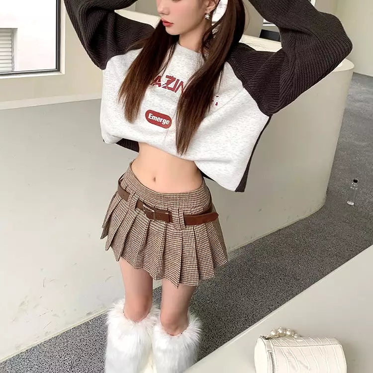 Brown Autumn Skirt