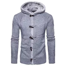 Buckle Cardigan Sweater For Men