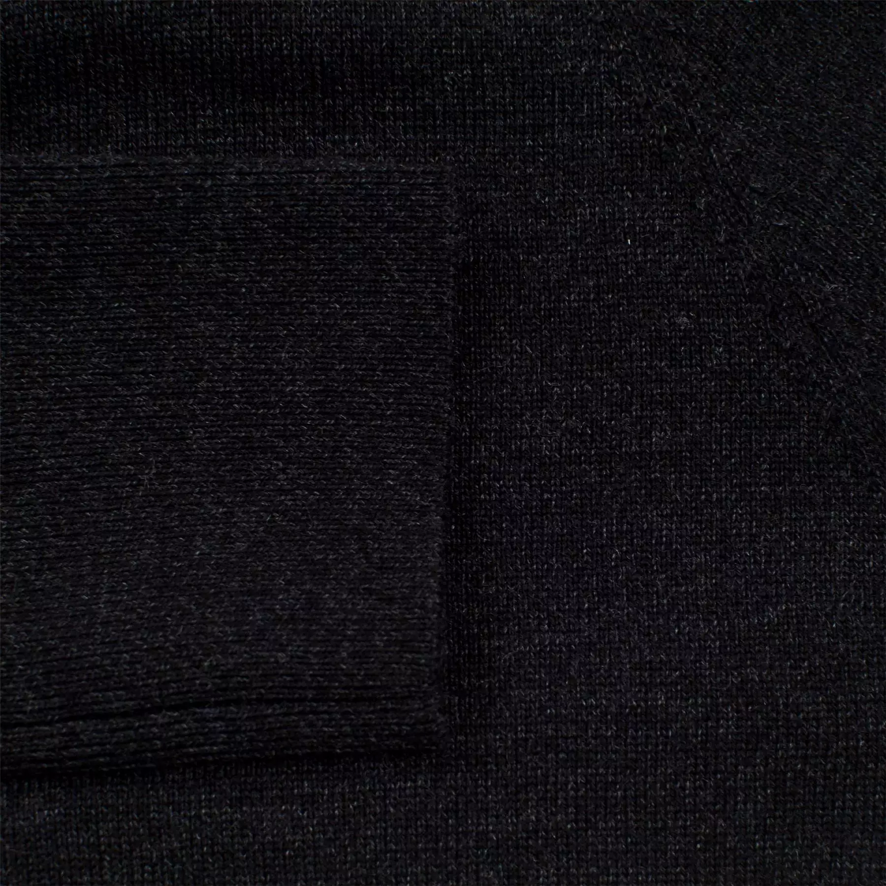 Carl Merino Sweater Black Melange - 2024