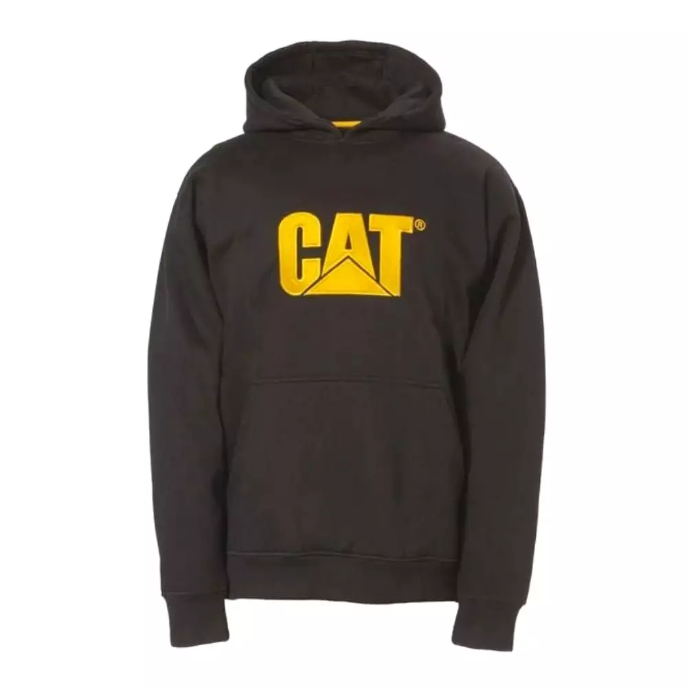 CAT Trademark Men's Hooded Work Sweater - Black W10646