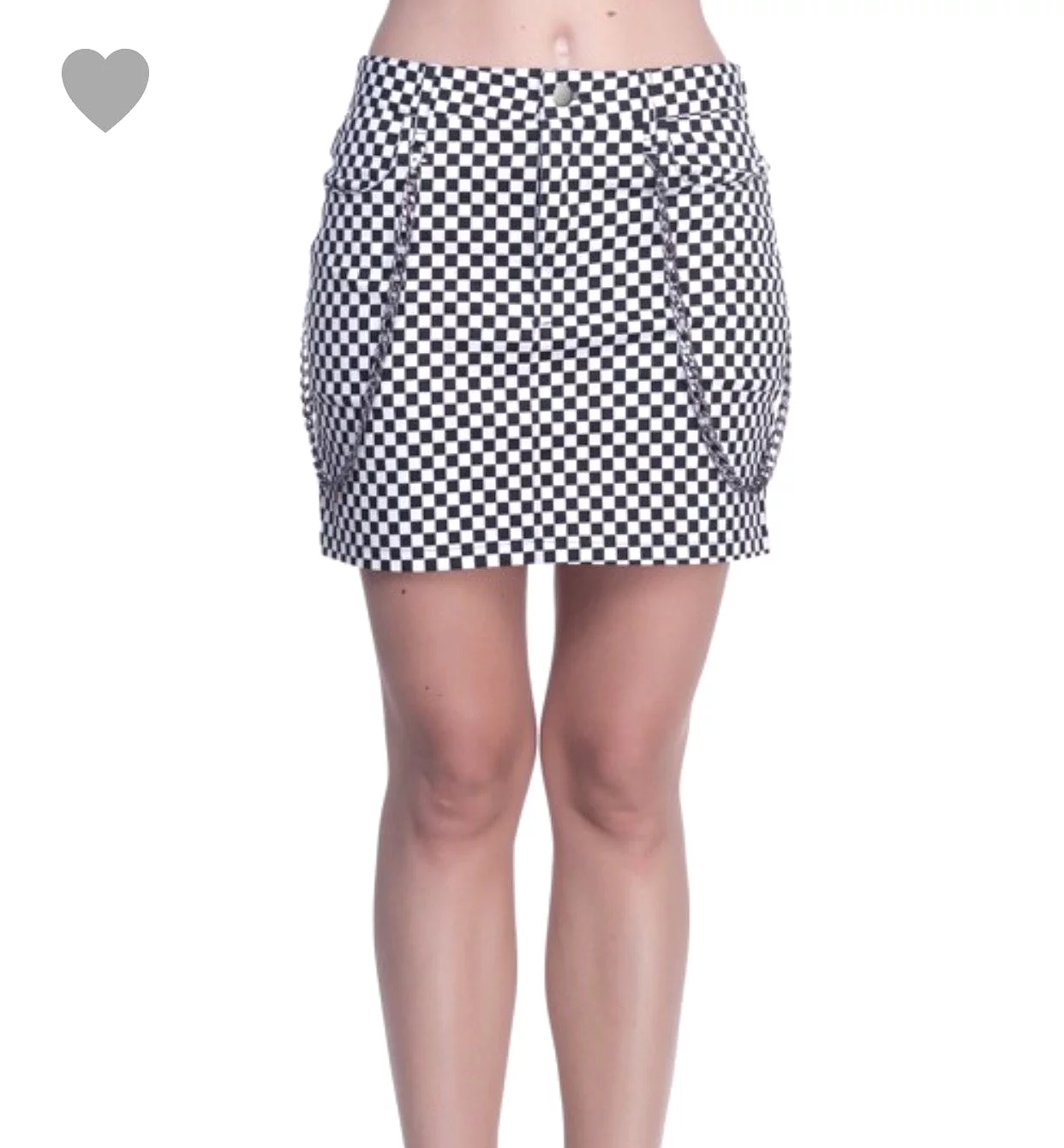 Checkmate Grunge Skirt