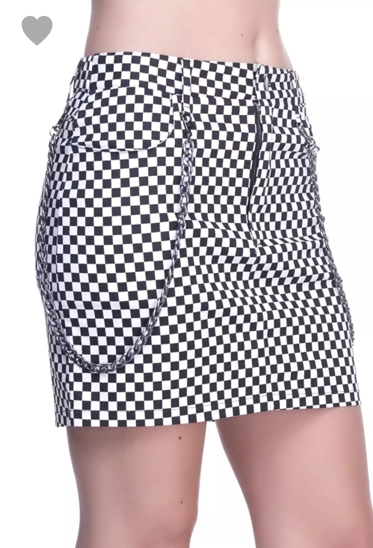 Checkmate Grunge Skirt