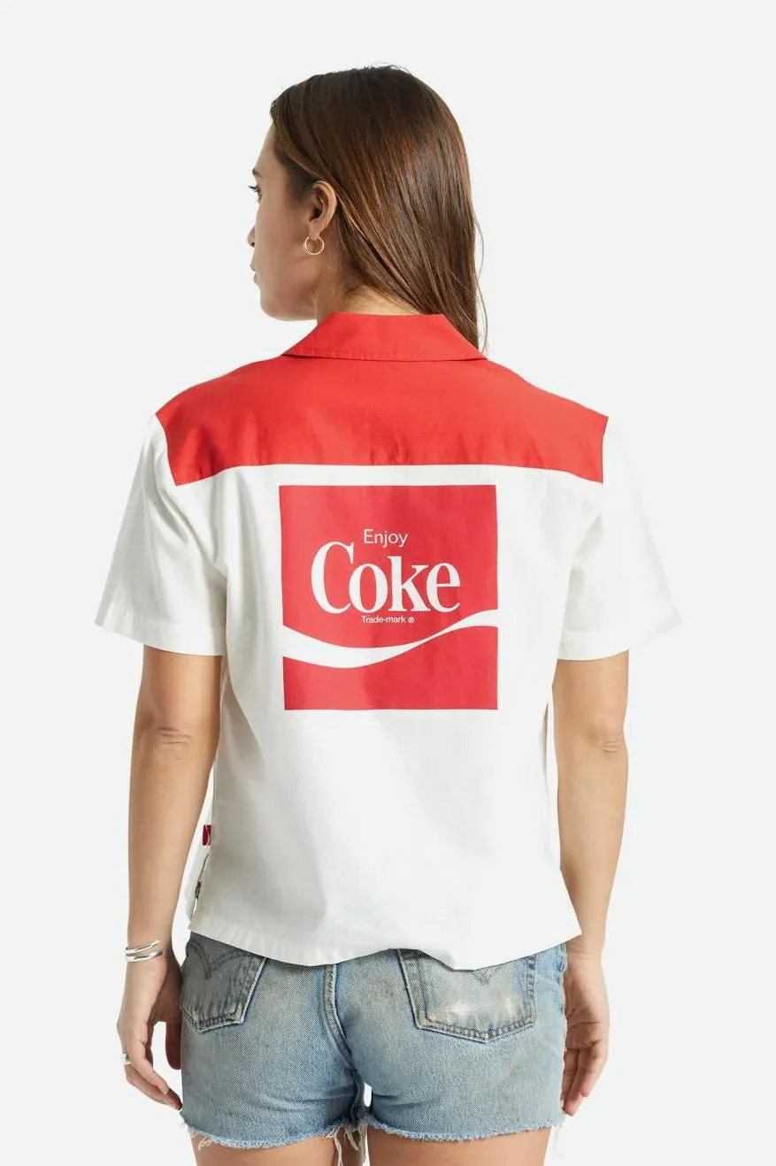 CHEMISE BRIXTON COCA COLA BUNKER BLOCK S/S WOVEN