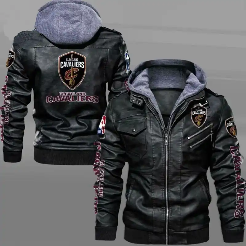 Cleveland Cavaliers Leather Jacket - William Jacket