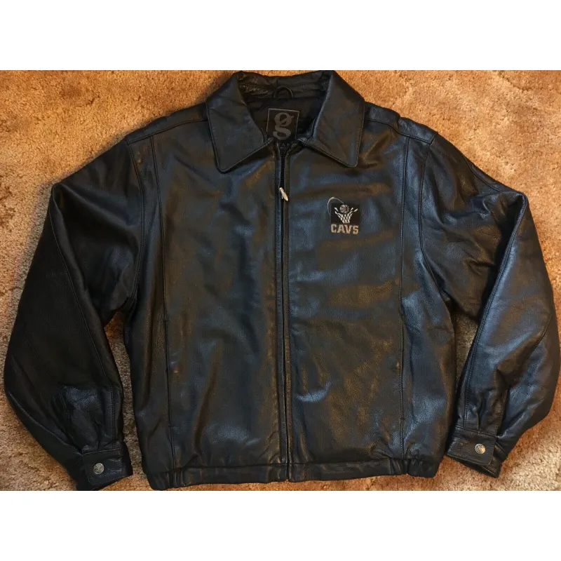 Cleveland Cavaliers Leather Jacket - William Jacket