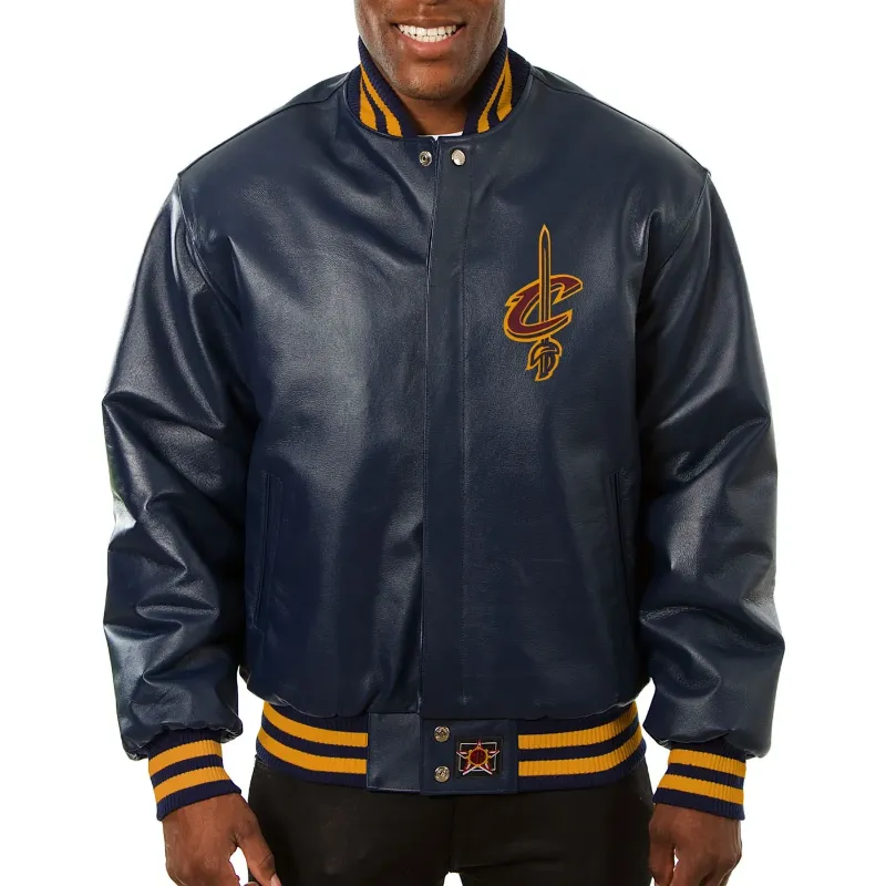 Cleveland Cavaliers Leather Jacket - William Jacket