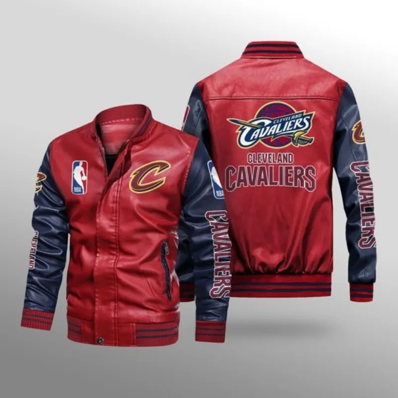 Cleveland Cavaliers Leather Jacket - William Jacket