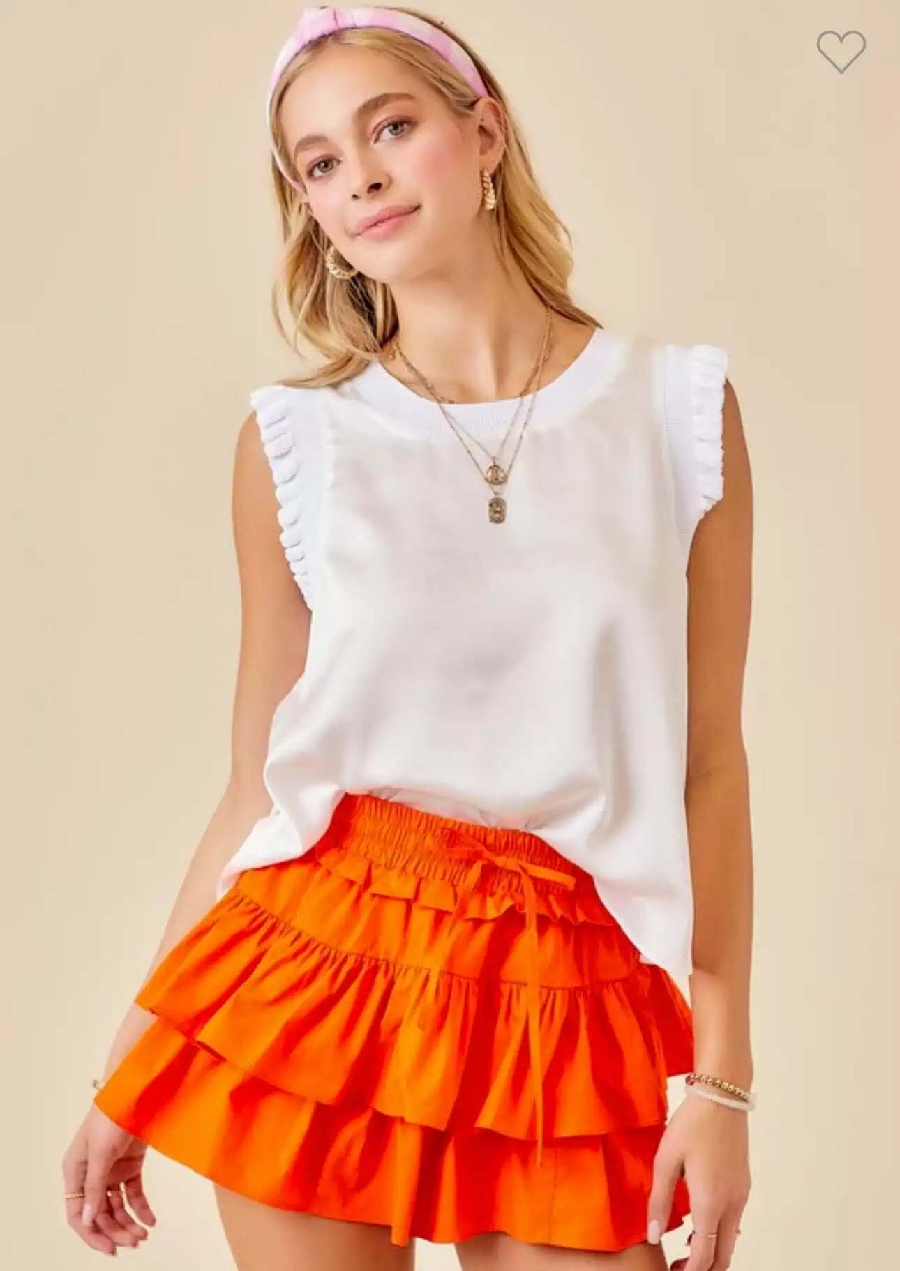 Flounced All The Ruffles Skort