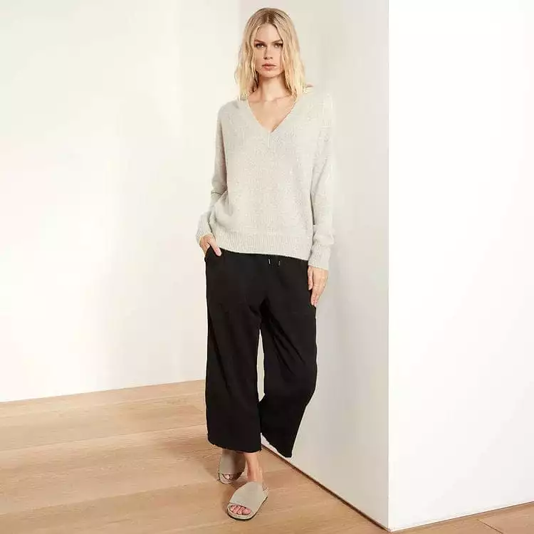 James Perse Relaxed Cashmere sweater V Neck