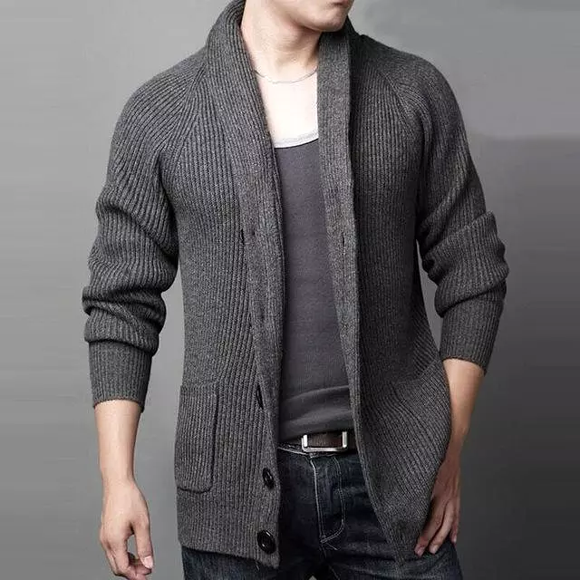 Keep Me Warm Men Cardigan