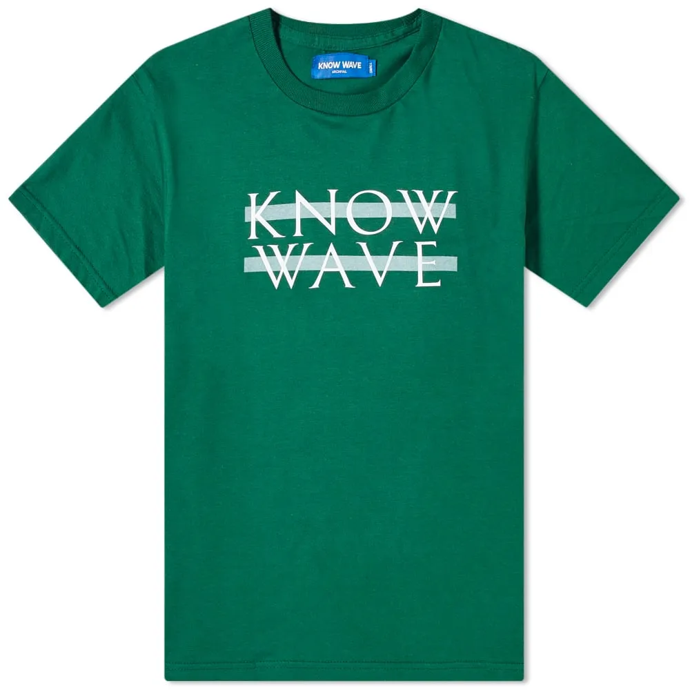 Know Wave Tonal Wavelength T-ShirtGreen