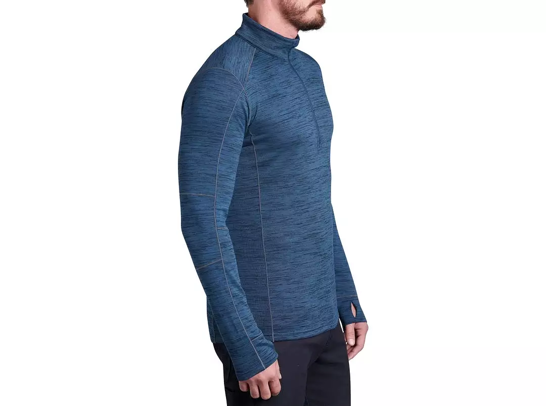 'Kuhl' Men's Alloy 1/4 Zip Sweater - Midnight