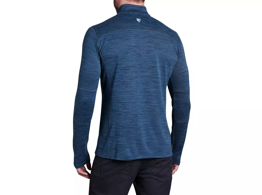 'Kuhl' Men's Alloy 1/4 Zip Sweater - Midnight