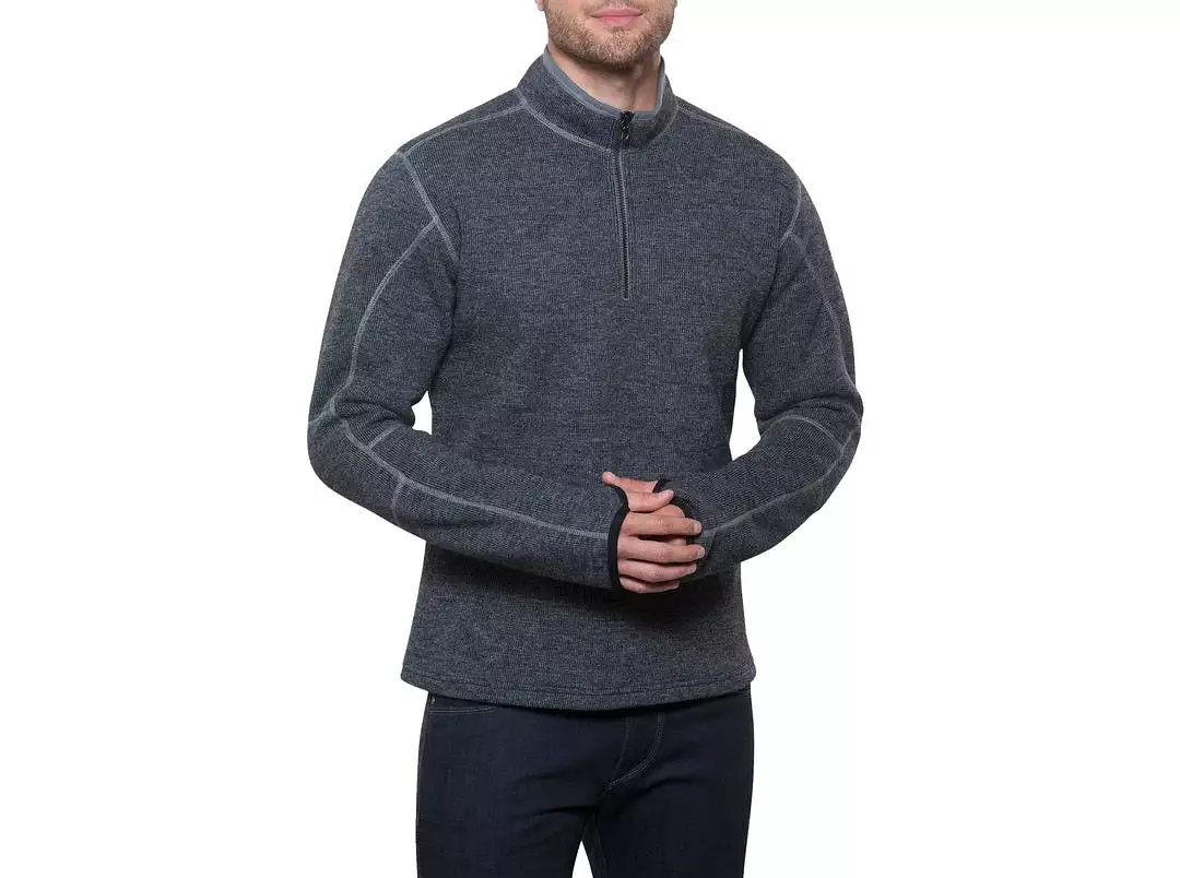 'Kuhl' Men's Thor 1/4 Zip Sweater - Graphite