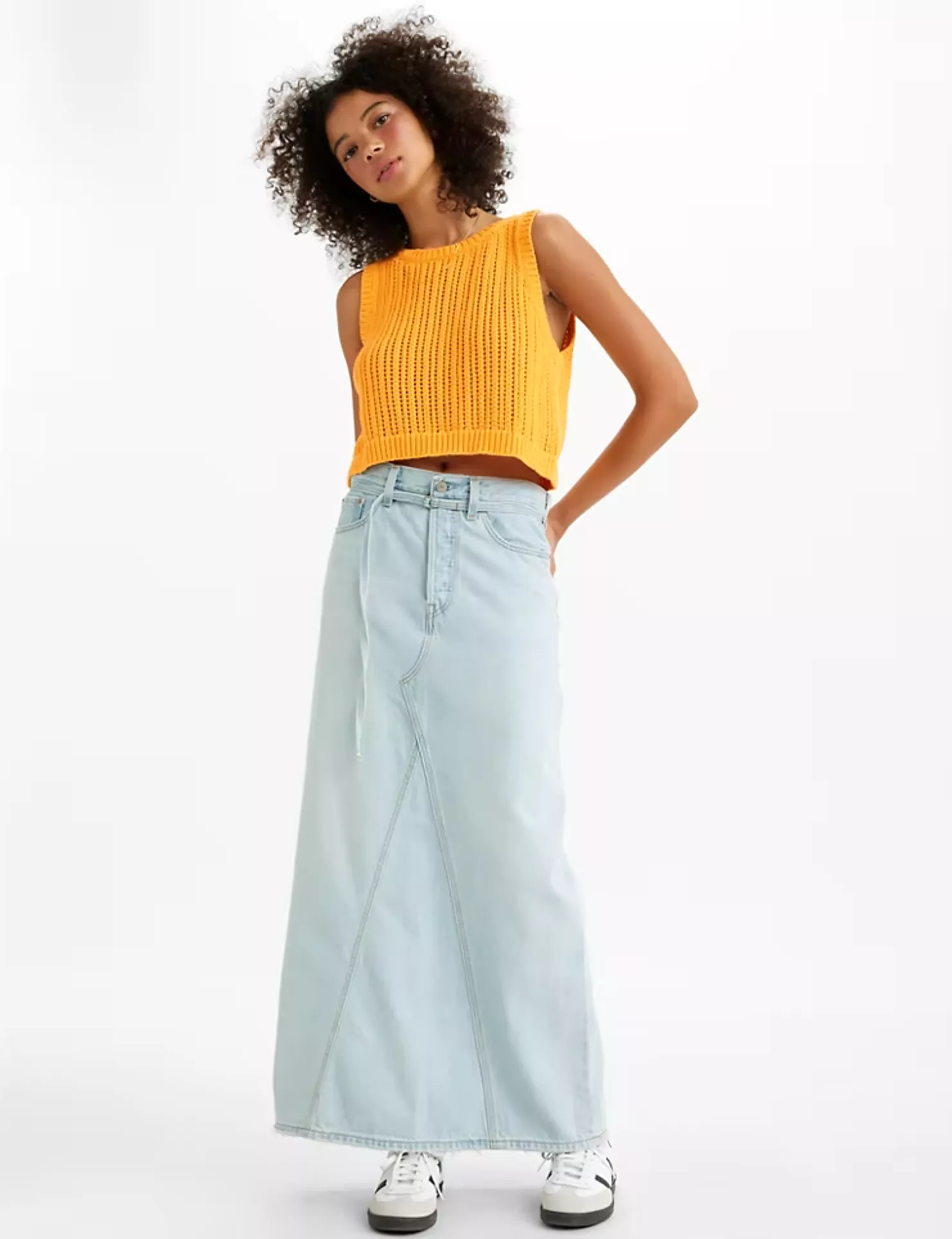 Levi's Iconic Long Skirt with Belt