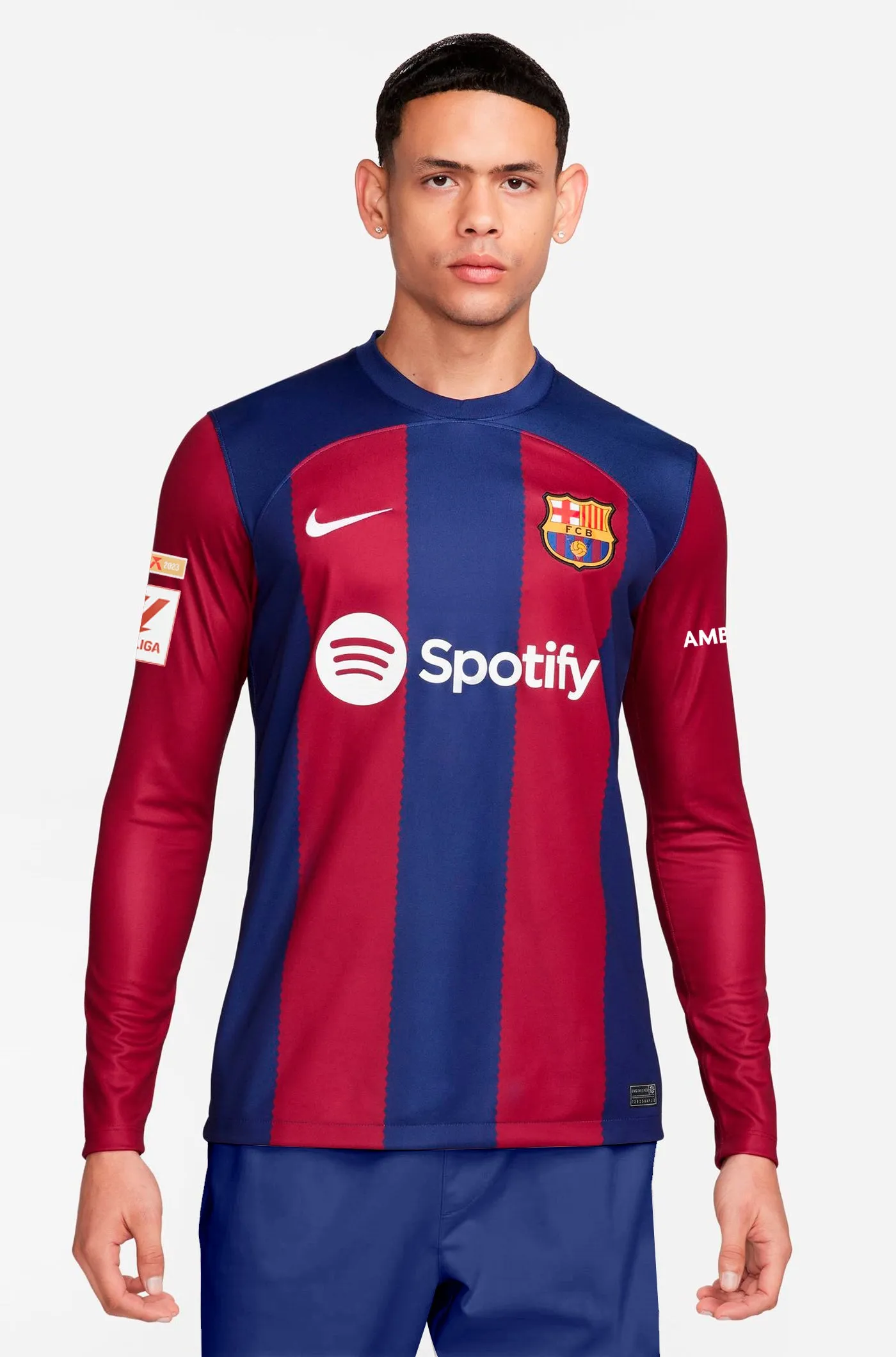 LFP FC Barcelona home shirt 23/24 - Long-sleeve - FERRAN