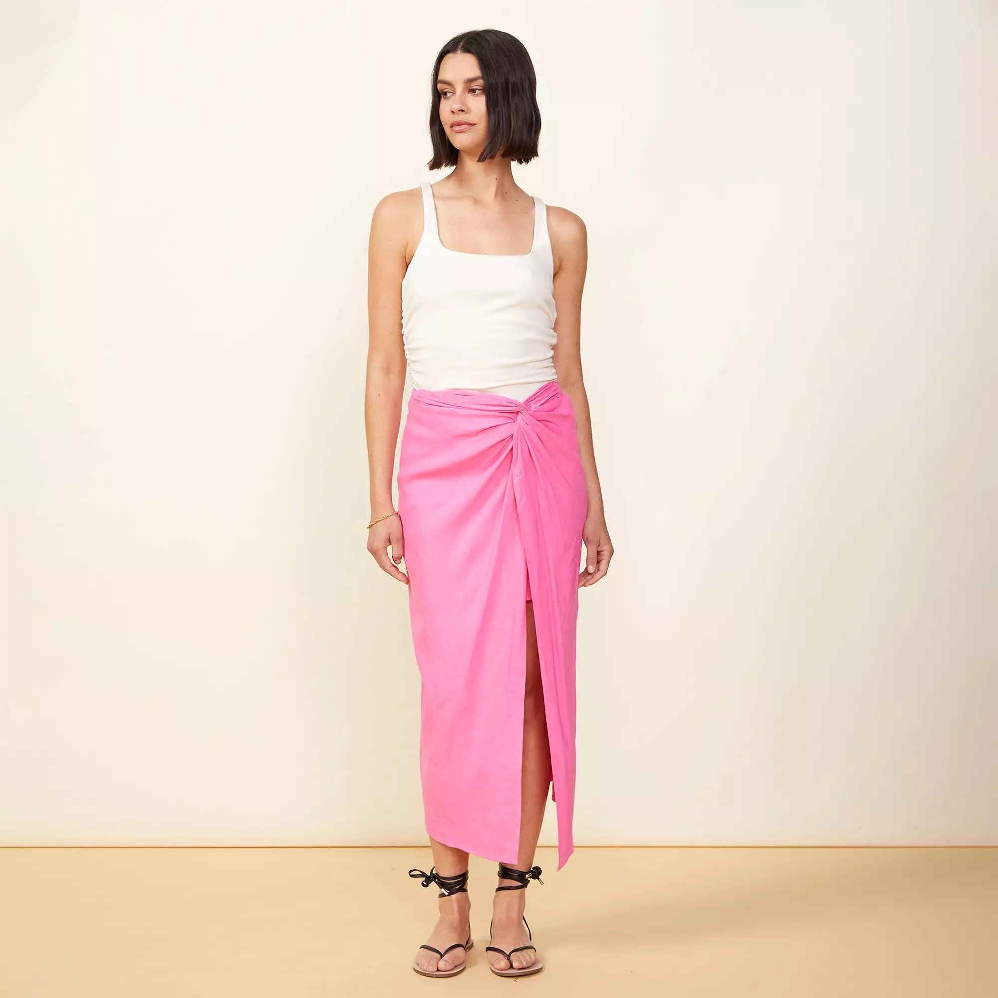 Linen Sarong Skirt