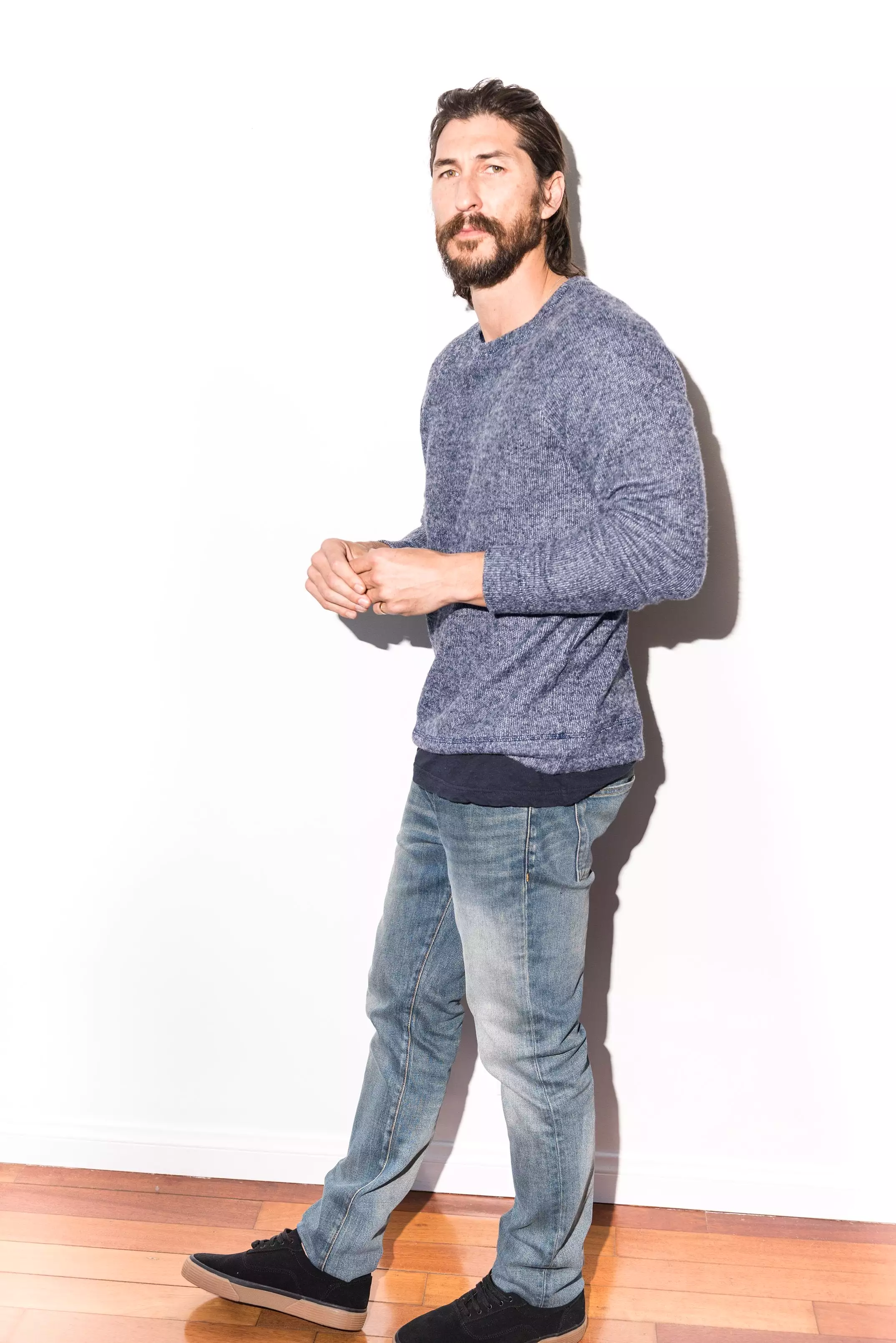 Men's Soft Knit Melange Pullover Sweater