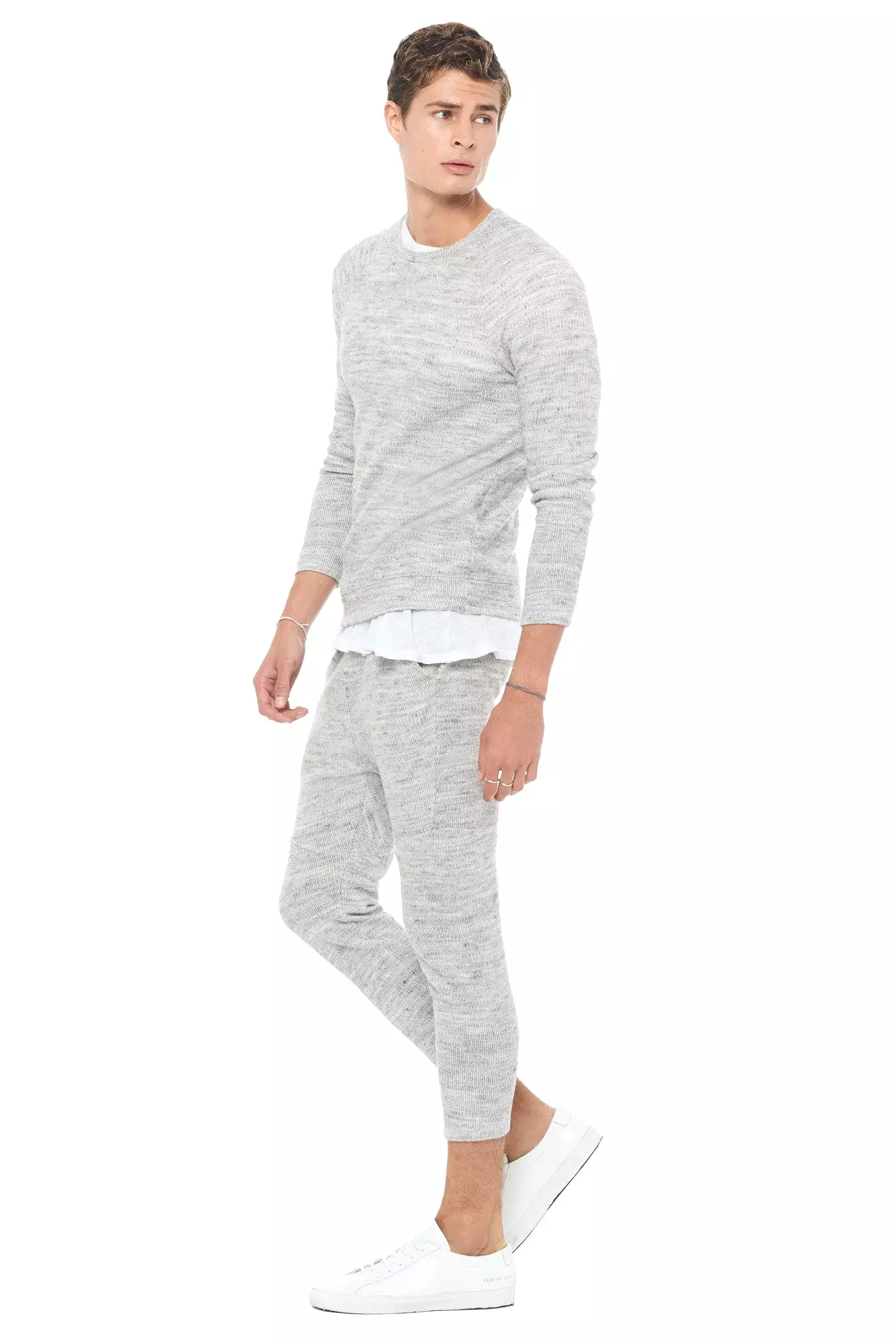 Men's Soft Knit Melange Pullover Sweater