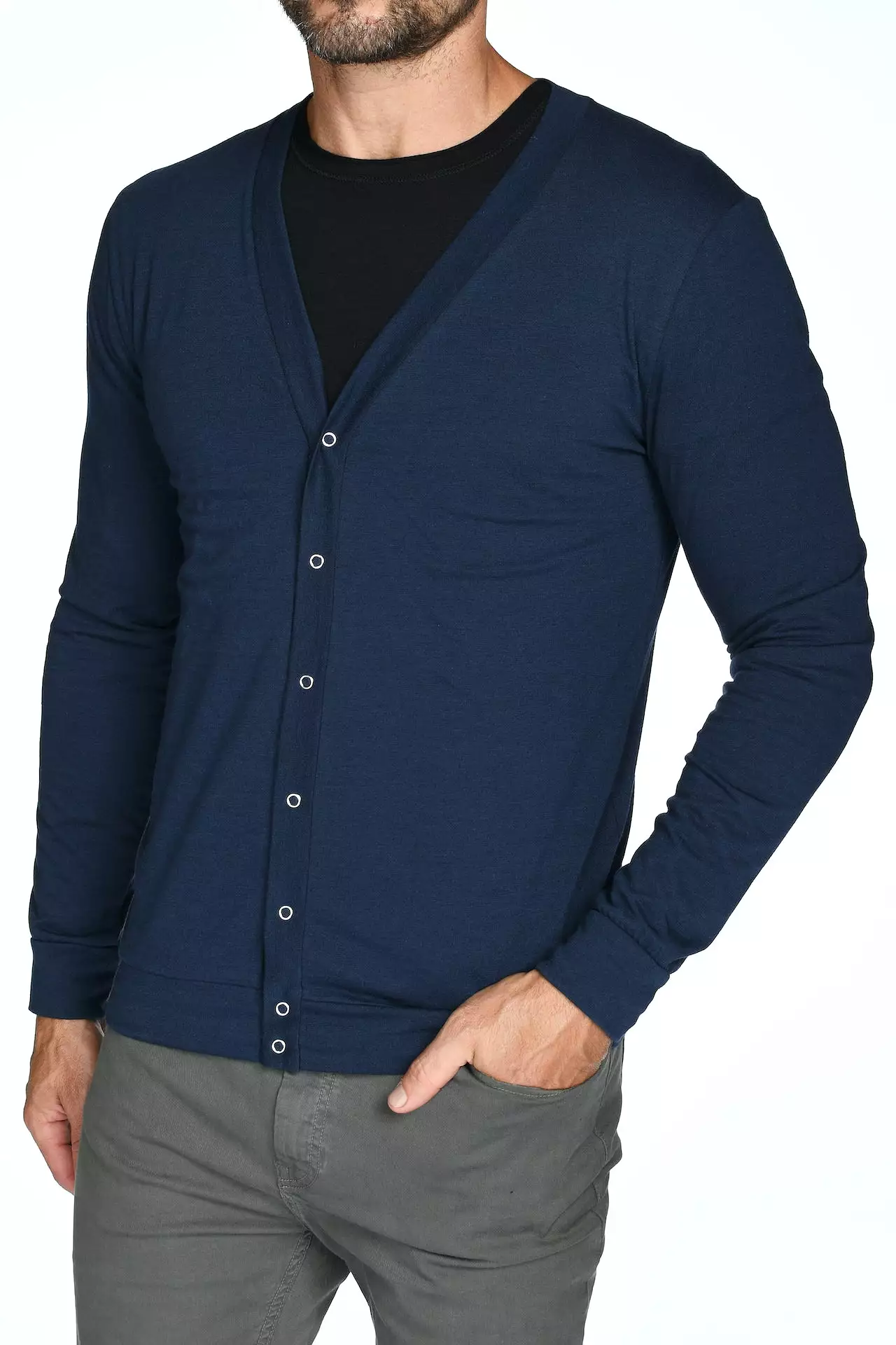 Men's Tri-Blend Cardigan Sweater