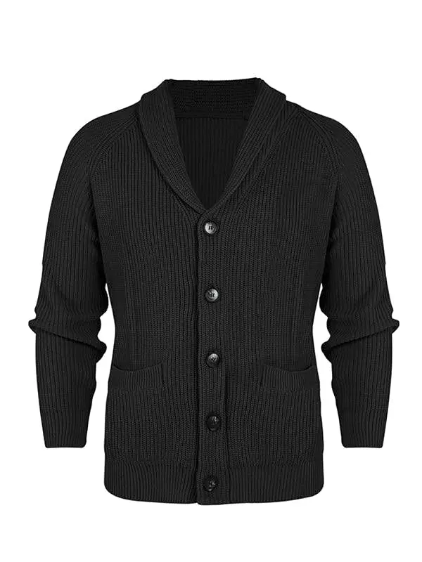 Oversize Knitted Men Cardigan Sweater