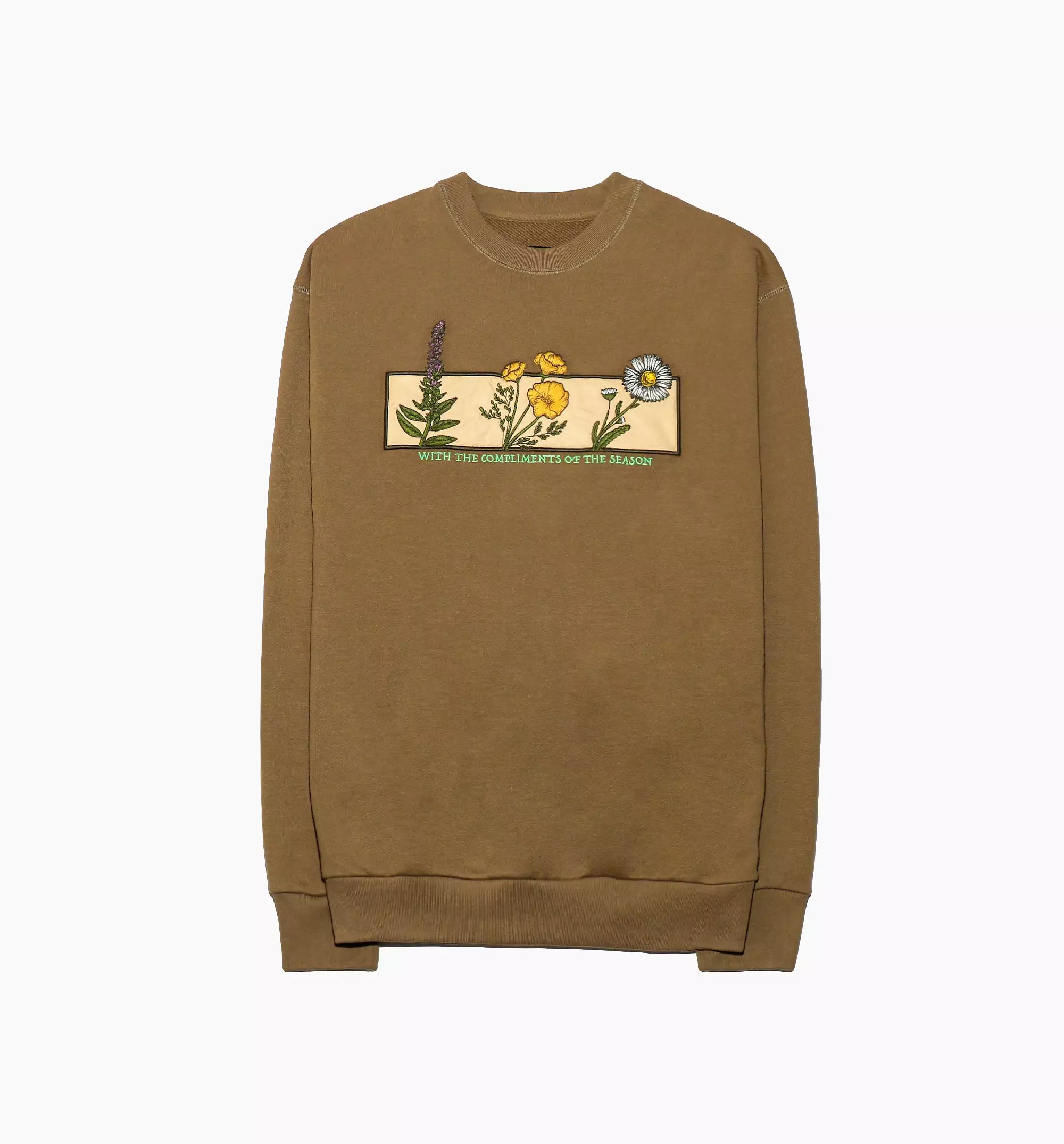 Poppy Crew Mens Crew - Brown