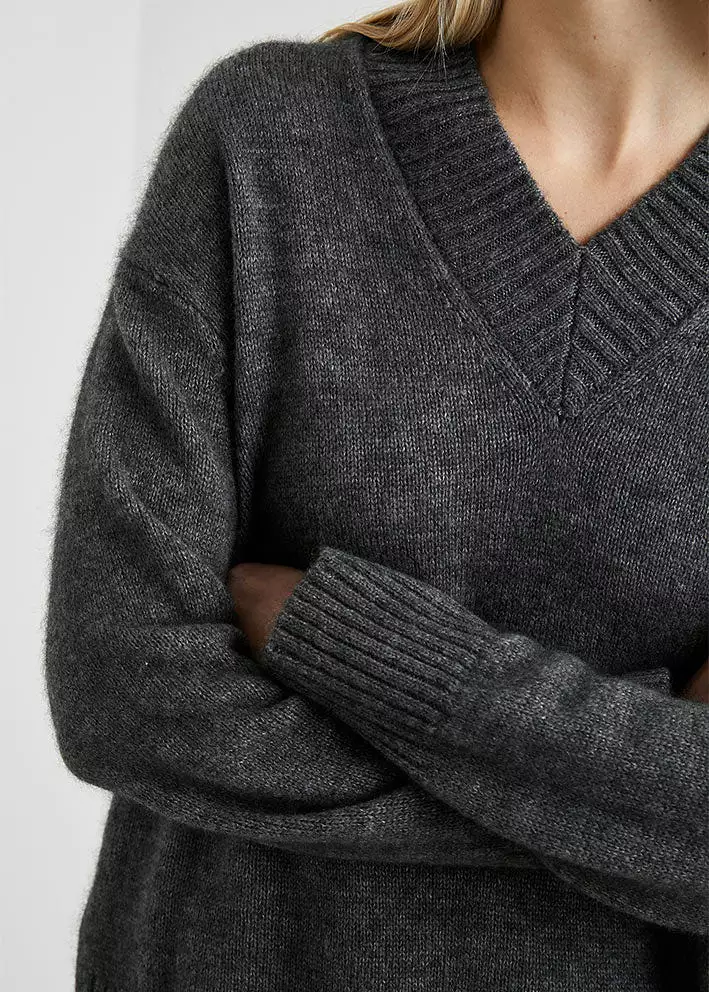 Rails Gisella Cashmere/Silke Sweater - Thunder