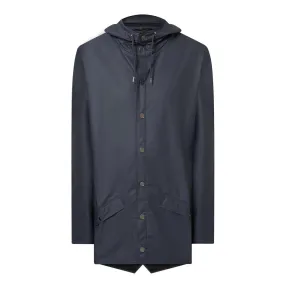 RAINS Mid Length Jacket Unisex - Navy