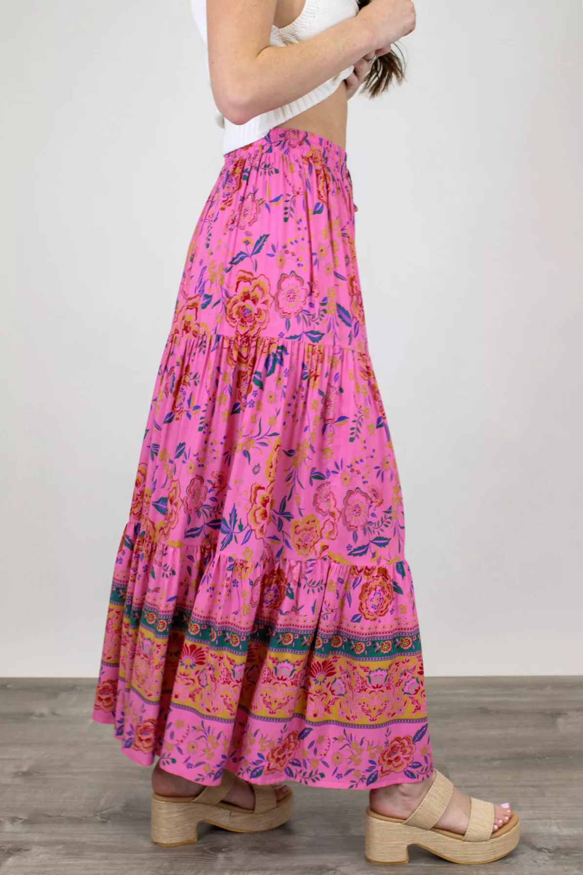 Rosalie Floral Maxi Skirt