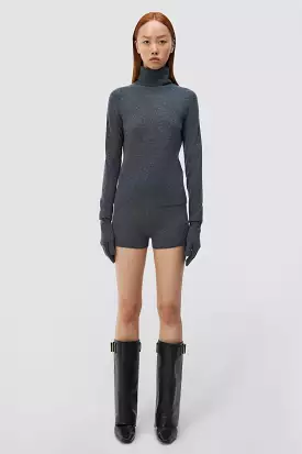 SIMKHAI Dita Gloved Turtleneck