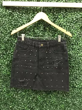 Spike The Ball Studded Skirt