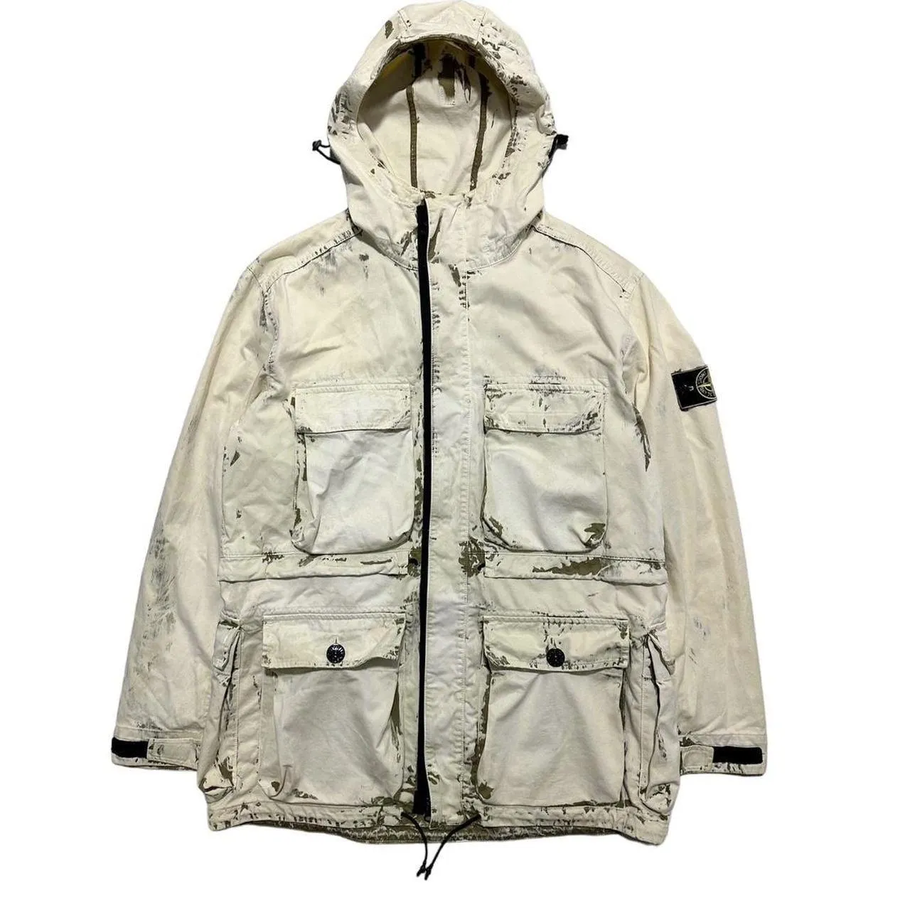 Stone Island Hand Corrosion Raso Jacket