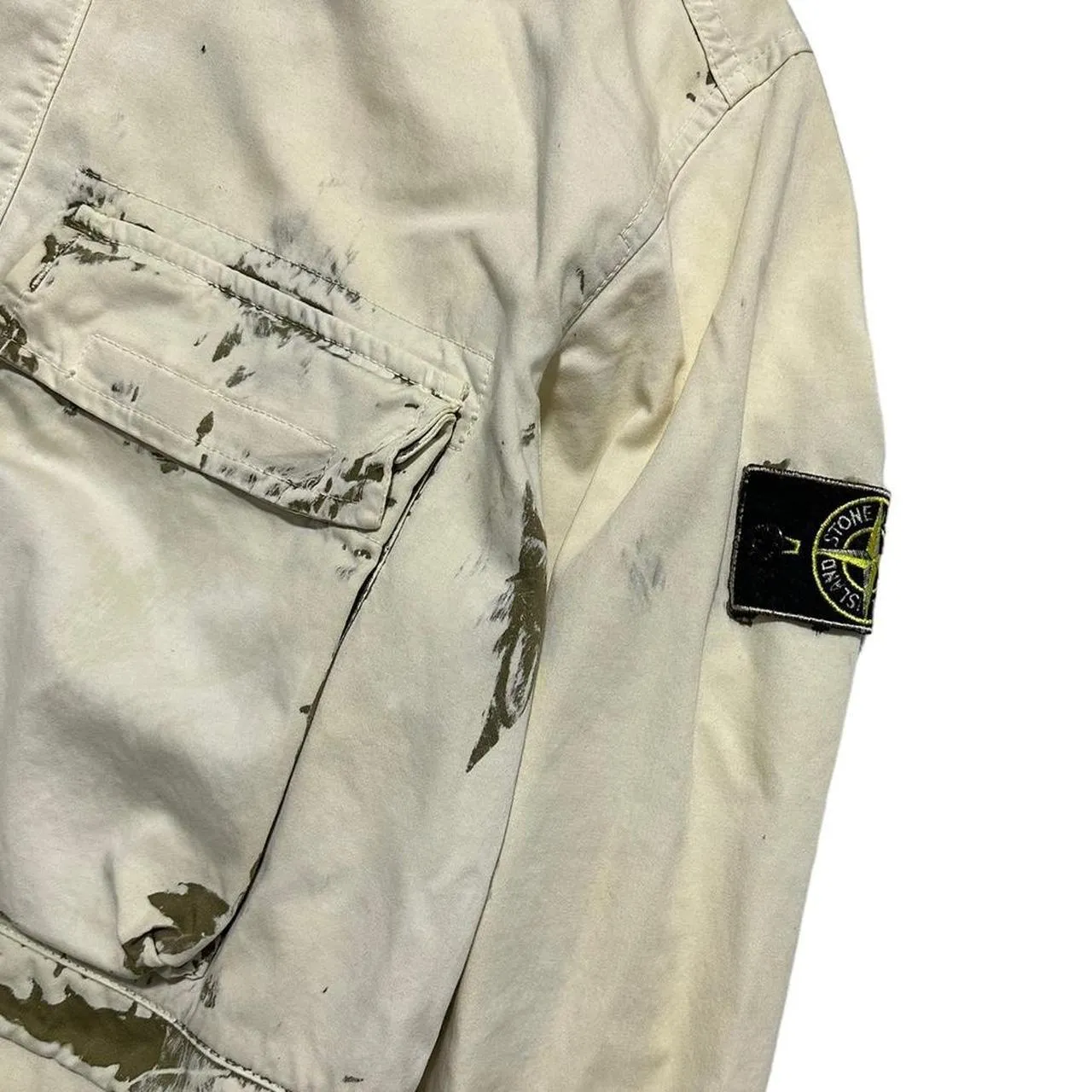 Stone Island Hand Corrosion Raso Jacket