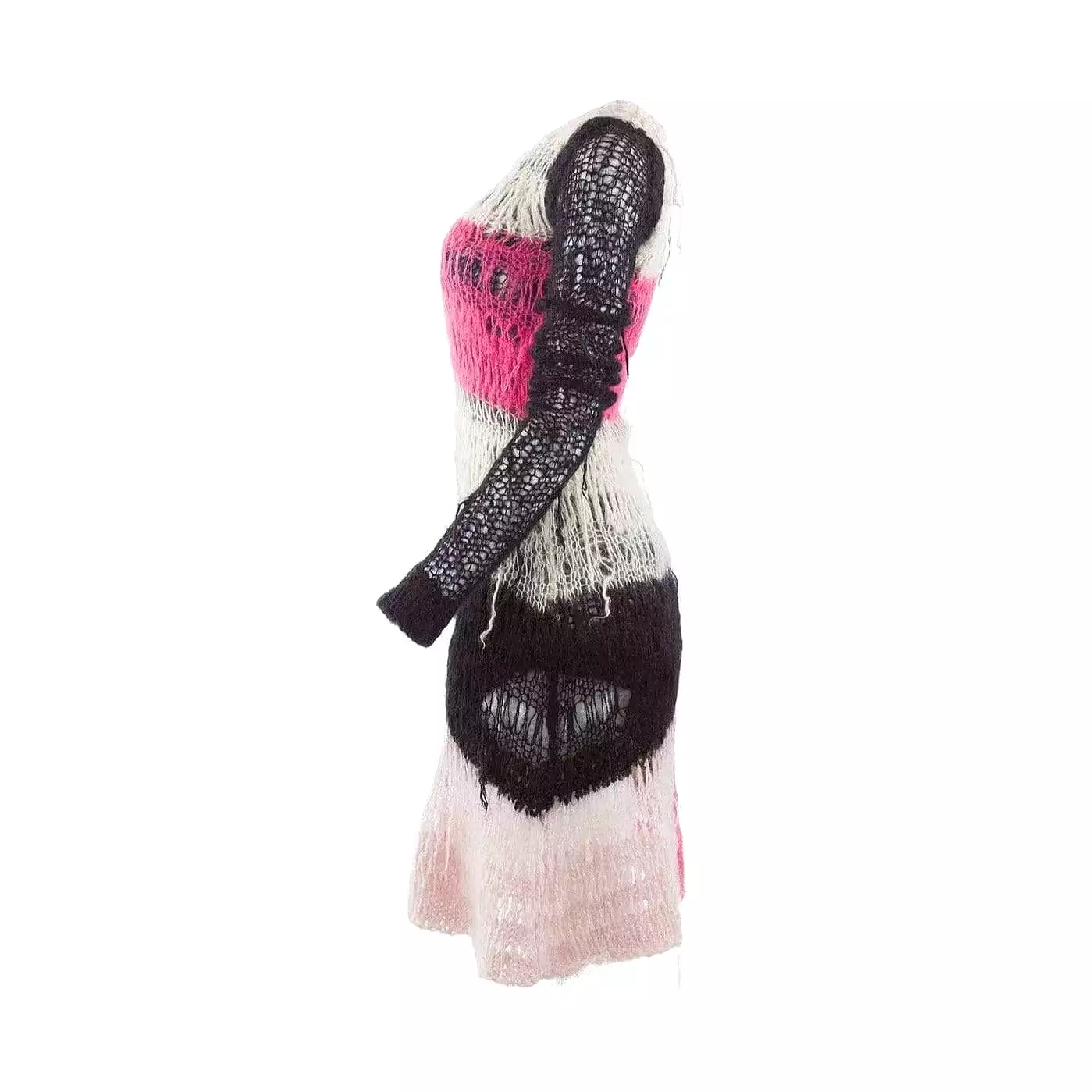 Tao Comme Des Garons Hand Knit Mohair Dress