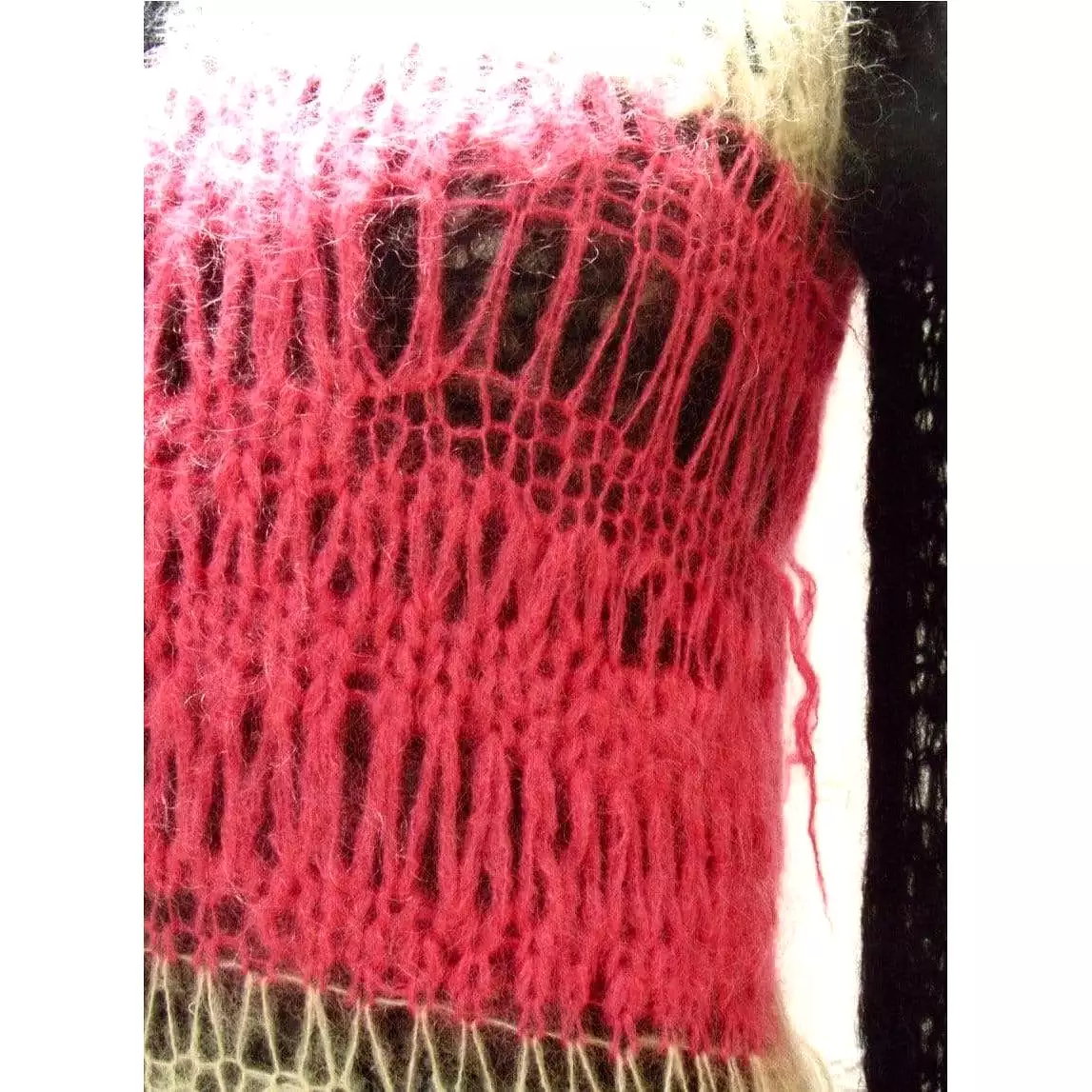 Tao Comme Des Garons Hand Knit Mohair Dress