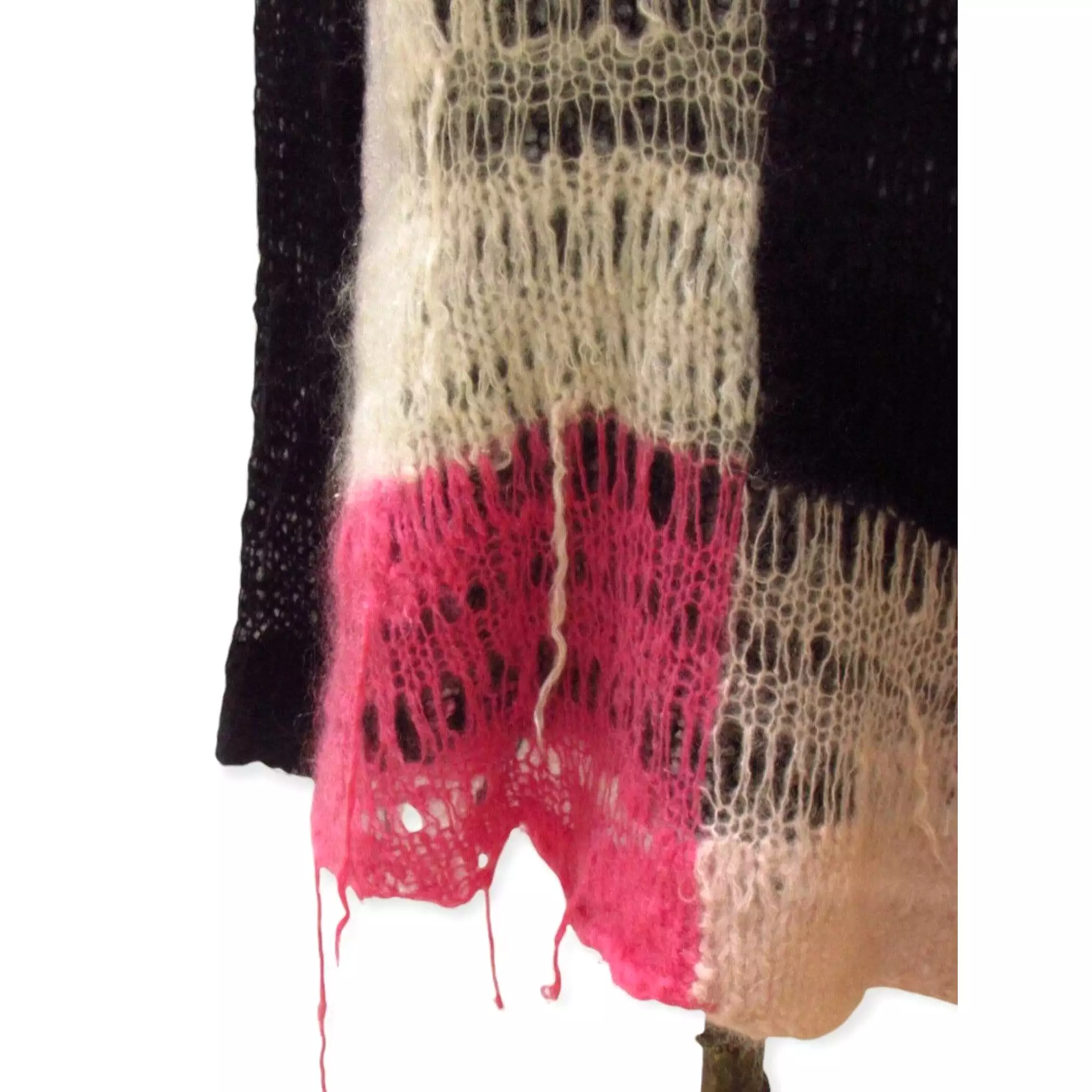 Tao Comme Des Garons Hand Knit Mohair Dress