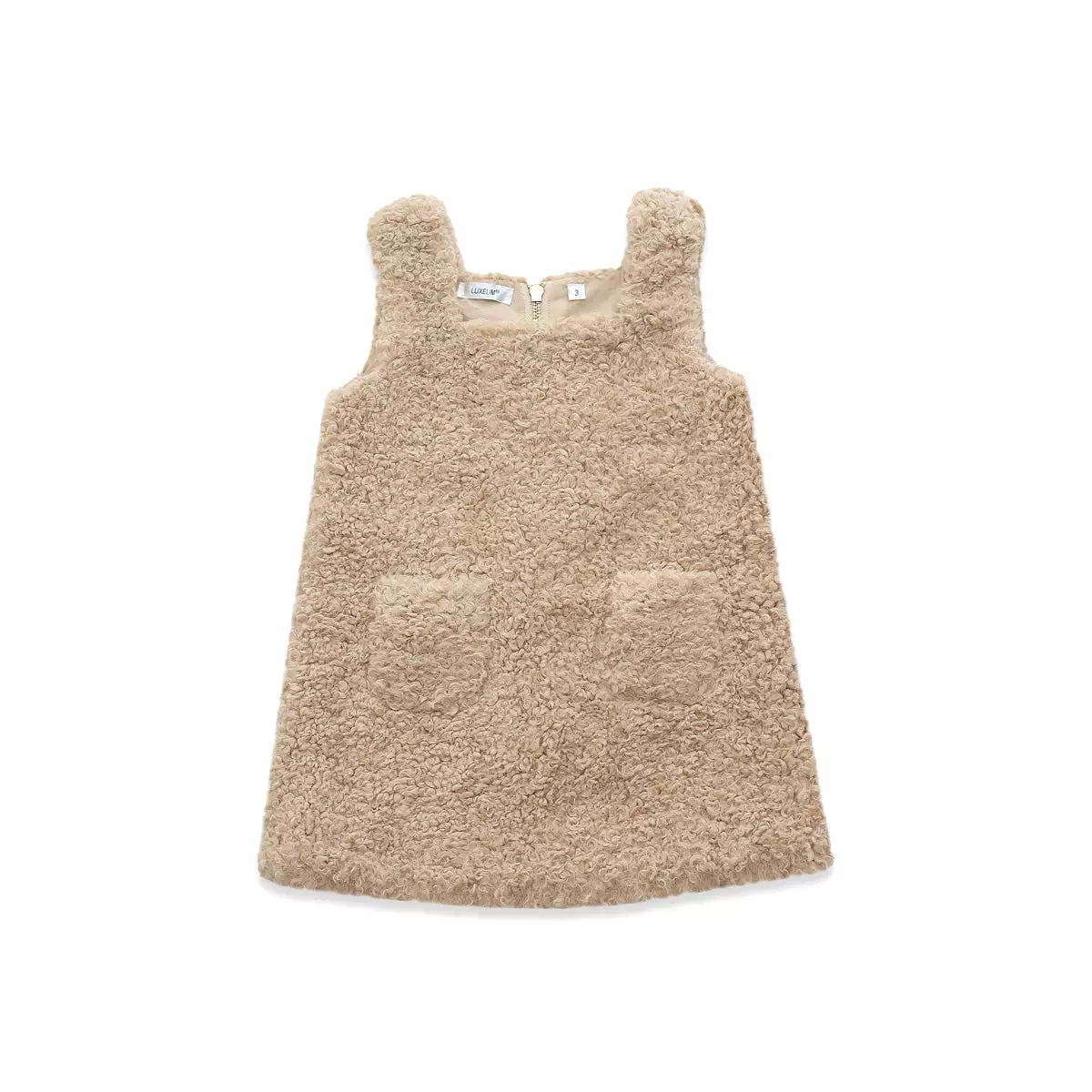 Teddy pinafore dress