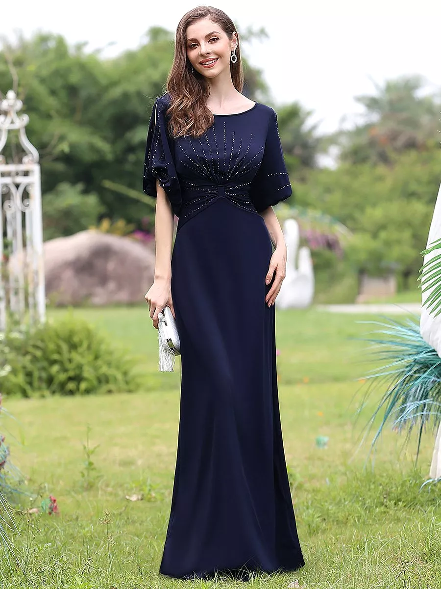 The Artemisia Mother-Of-Bride Short Sleeves Gowns (Available in 3 Colours)