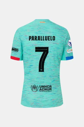 UWCL FC Barcelona third shirt 23/24 – Junior  - PARALLUELO