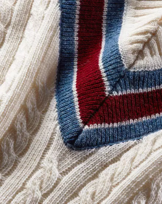 VERONICA BEARD Sibley Cable Knit Sweater