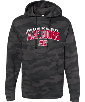 Warrior's Black Camo Hoodie