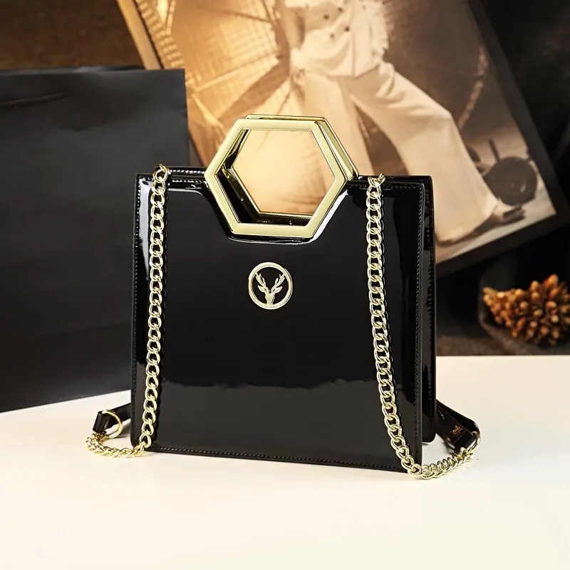 Women's High-End Portable Small Vertical Section Chain Strap Handbag