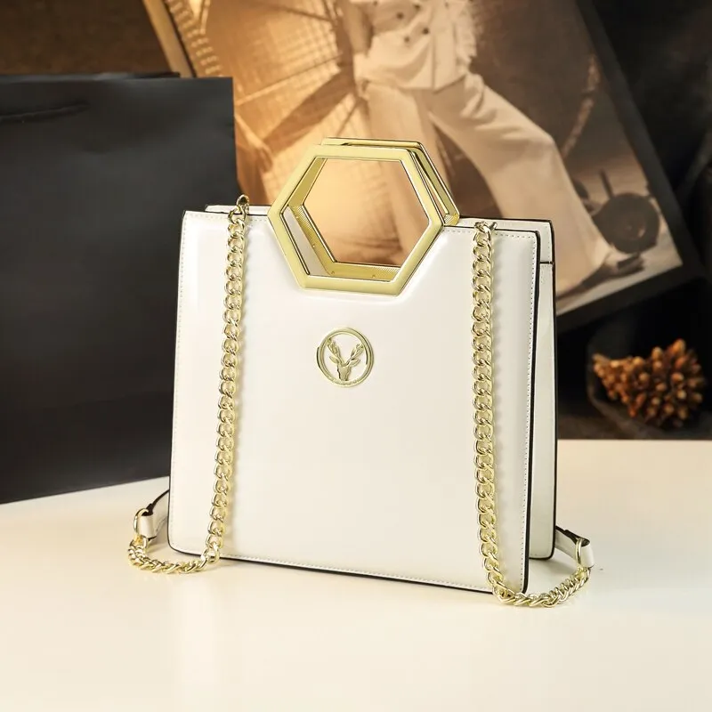 Women's High-End Portable Small Vertical Section Chain Strap Handbag